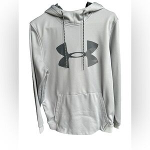 Under Armour Men's Hoodie Big Logo Fleece Pullover Hooded Sweatshirt Size M
